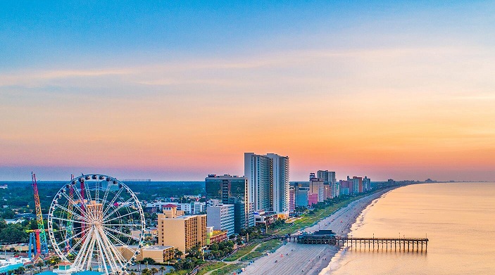 seaside view of myrtle beach